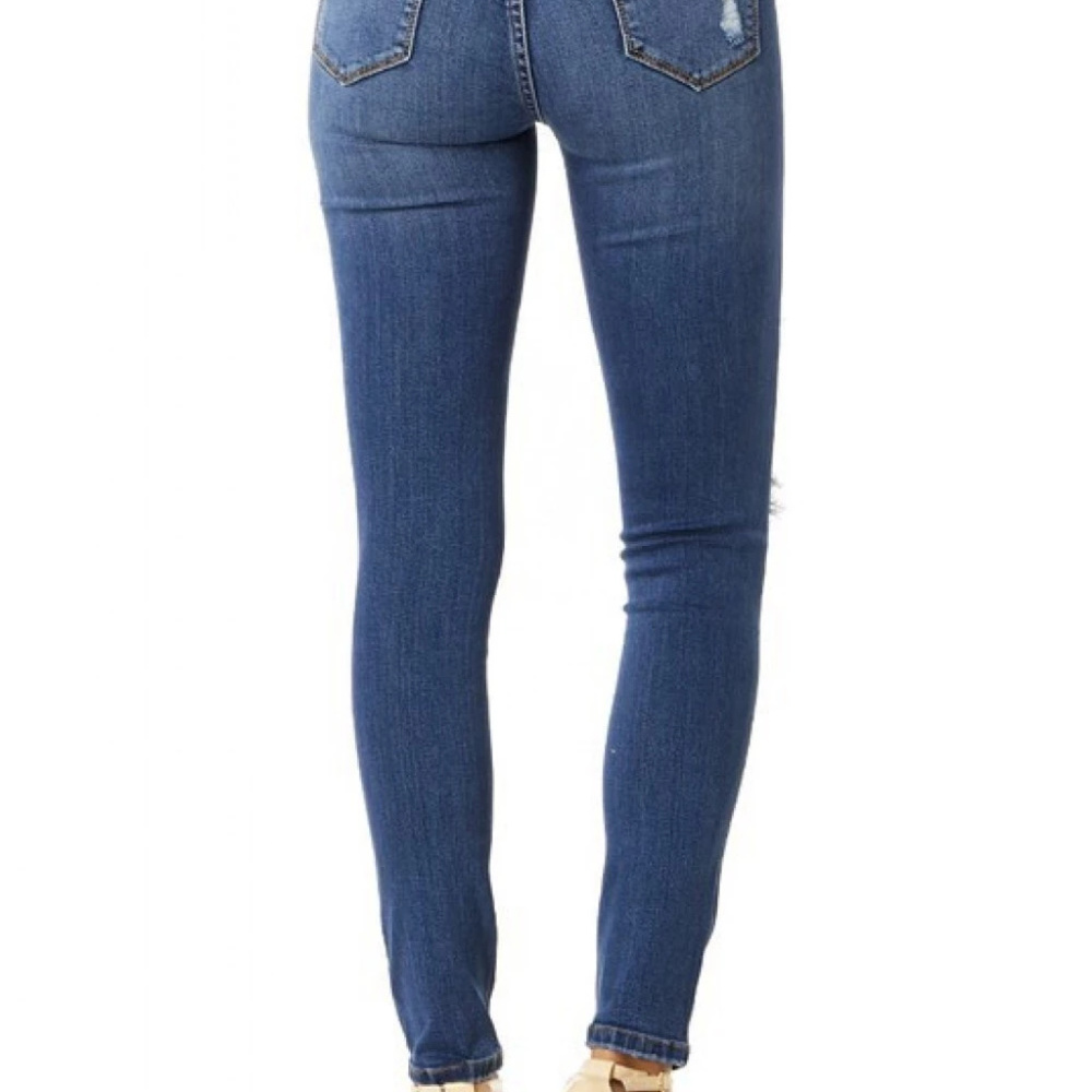 Lace Patch Skinny Jeans - Picture 4 of 5
